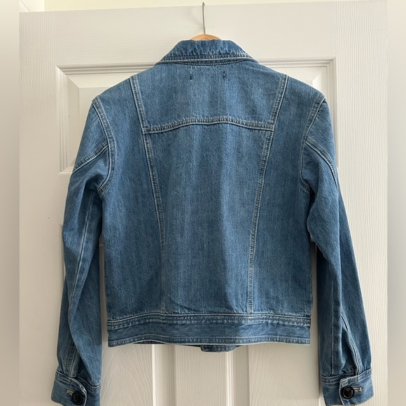 Caara Moto Denim Jacket Size Small - Picture 2 of 3